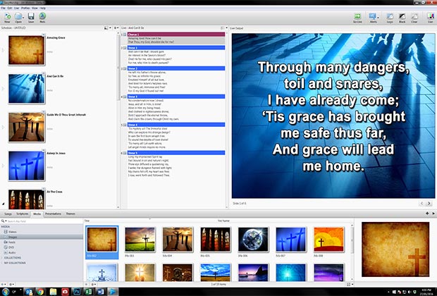 easy worship software display view graphic